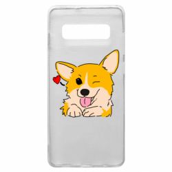 Чехол для Samsung S10+ Cute Corgi Puppy - PrintSalon