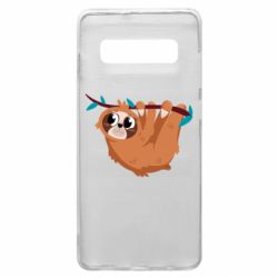 Чехол для Samsung S10+ Cute sloth - PrintSalon
