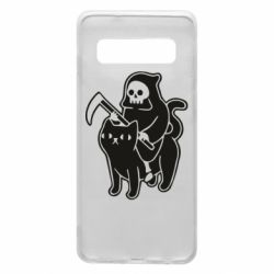 Чохол для Samsung S10 Death and cat - PrintSalon