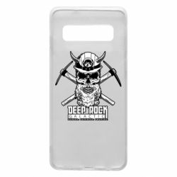 Чехол для Samsung S10 Deep Rock Galactic skull - PrintSalon
