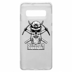 Чехол для Samsung S10+ Deep Rock Galactic skull - PrintSalon