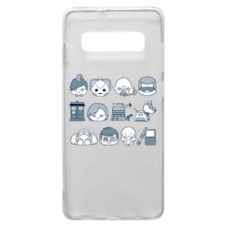 Чехол для Samsung S10+ Doctor who icons - PrintSalon