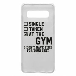 Чехол для Samsung S10 DON'T HAVE TIME FOR YOUR SHIT - PrintSalon