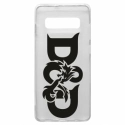 Чехол для Samsung S10+ Dungeons s Dragons logo - PrintSalon