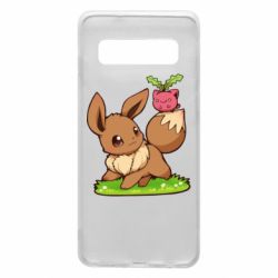 Чехол для Samsung S10 Eevee with Hoppip