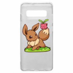 Чохол для Samsung S10+ Eevee with Hoppip
