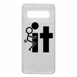 Чехол для Samsung S10 F*ck with IT - PrintSalon