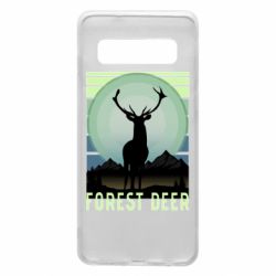 Чехол для Samsung S10 Forest deer - PrintSalon