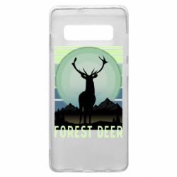 Чехол для Samsung S10+ Forest deer - PrintSalon