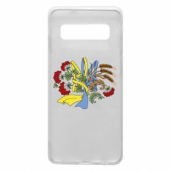 Чохол для Samsung S10 Герб колоски і калина