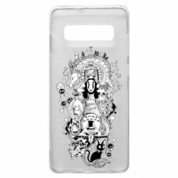 Чехол для Samsung S10+ Герои Хаяо Миядзаки - PrintSalon