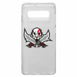 Чехол для Samsung S10+ God of war Kratos vector - PrintSalon