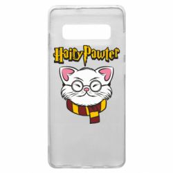 Чехол для Samsung S10+ Harry Potter cat - PrintSalon