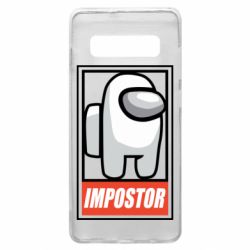 Чехол для Samsung S10+ Impostor AmongUs - PrintSalon
