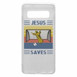 Чехол для Samsung S10 Jesus will save - PrintSalon