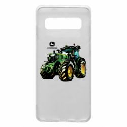 Чохол для Samsung S10 John Deere Tractor and logo - PrintSalon