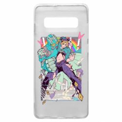 Чехол для Samsung S10+ Jojo's bizzare poster