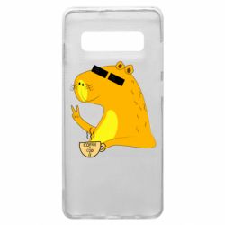 Чехол для Samsung S10+ Капибара Программист - PrintSalon