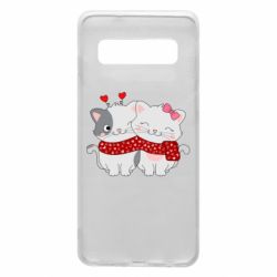 Чехол для Samsung S10 Kittens In Love - PrintSalon