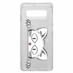 Чехол для Samsung S10+ Котейка - PrintSalon