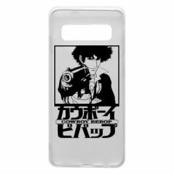 Чехол для Samsung S10 Ковбой Бибоп с ружьем - PrintSalon