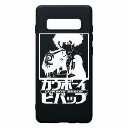 Чехол для Samsung S10+ Ковбой Бибоп с ружьем - PrintSalon