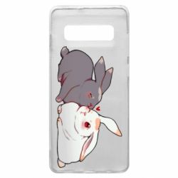 Чехол для Samsung S10+ Кролики Вэй и Лань - PrintSalon
