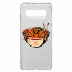 Чехол для Samsung S10+ Kurama in ramen - PrintSalon