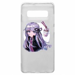 Чехол для Samsung S10+ Kyoko Kirigiri glitch art - PrintSalon
