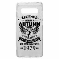 Чехол для Samsung S10+ Легенды рождаются. Ваш месяц год рождения (англ.) - PrintSalon