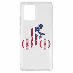 Чехол для Samsung S10 Lite American cyclist - PrintSalon