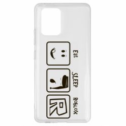 Чохол для Samsung S10 Lite Eat Sleep Roblox - PrintSalon