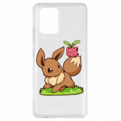 Чехол для Samsung S10 Lite Eevee with Hoppip-PrintSalon Чехол для Samsung S10 Lite Eevee with Hoppip