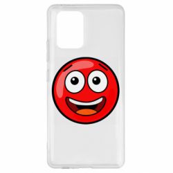Чехол для Samsung S10 Lite Funny Red Ball - PrintSalon