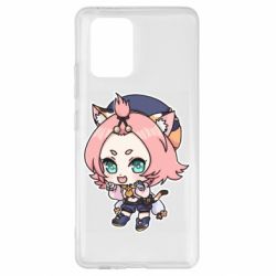 Чехол для Samsung S10 Lite Genshin Impact chibi Diona - PrintSalon