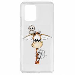 Чехол для Samsung S10 Lite Giraffe Owl and Mouse - PrintSalon