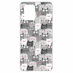 Чохол для Samsung S10 Lite Gray cats pattern - PrintSalon