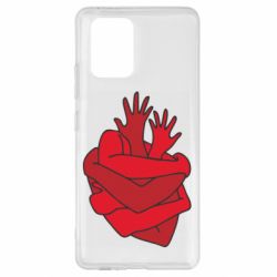 Чехол для Samsung S10 Lite Heart out of hands - PrintSalon