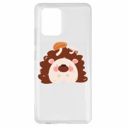 Чехол для Samsung S10 Lite Hedgehog with mushrooms - PrintSalon