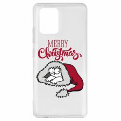 Чехол для Samsung S10 Lite Кот саймона рождество - PrintSalon