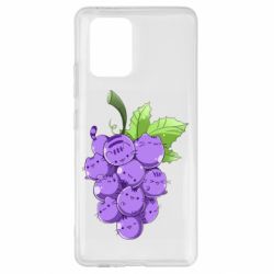 Чехол для Samsung S10 Lite Кот-виноград - PrintSalon
