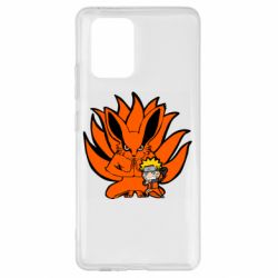 Чехол для Samsung S10 Lite Kurama And Naruto - PrintSalon