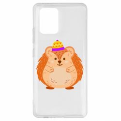 Чехол для Samsung S10 Lite Little hedgehog in a hat - PrintSalon