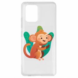 Чехол для Samsung S10 Lite Monkey. Fuck You - PrintSalon
