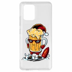 Чехол для Samsung S10 Lite New Year's beer - PrintSalon
