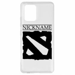 Чехол для Samsung S10 Lite Nickname Dota - PrintSalon