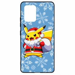 Чохол для Samsung S10 Lite Santa Claus Pikachu - PrintSalon