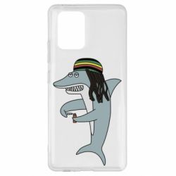 Чехол для Samsung S10 Lite Shark Rastaman - PrintSalon