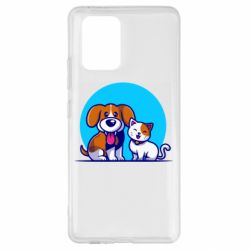 Чехол для Samsung S10 Lite Собачка и котик - PrintSalon