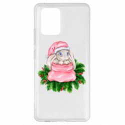 Чехол для Samsung S10 Lite Заяц Новогодний - PrintSalon